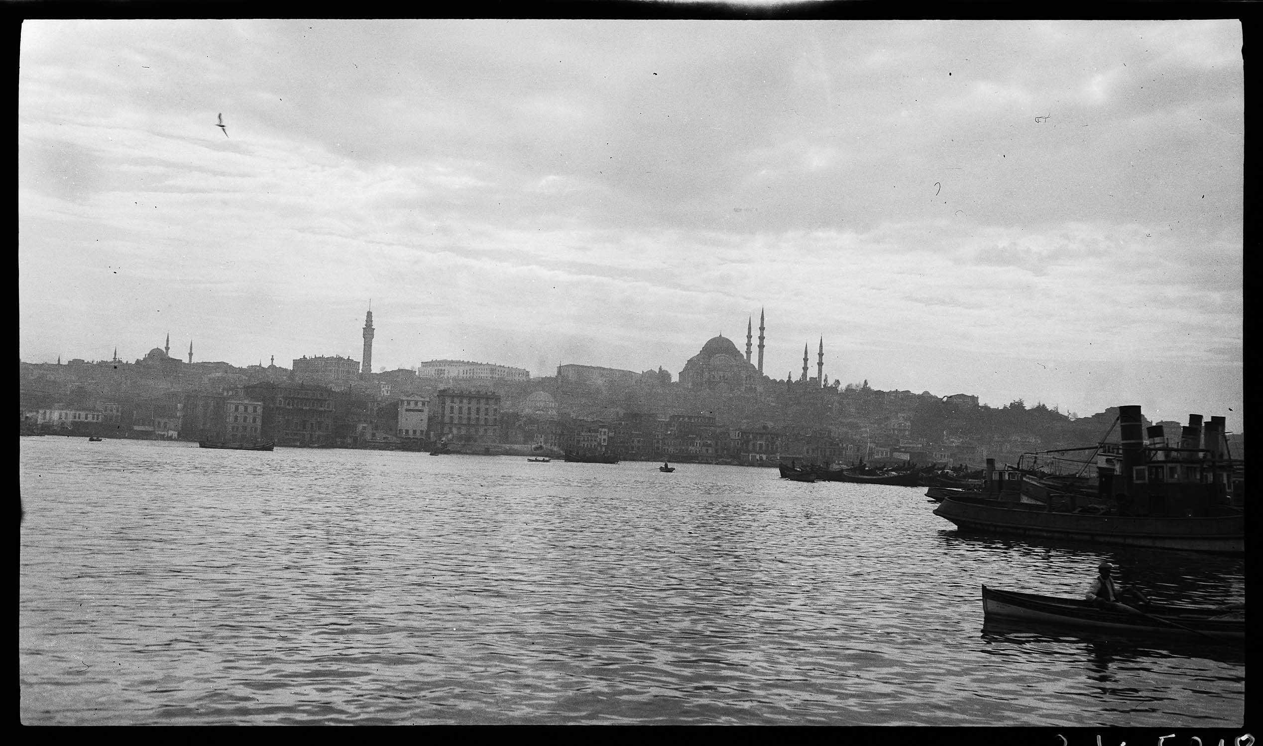 Vue depuis Péra, avec la mosquée Soliman à droite